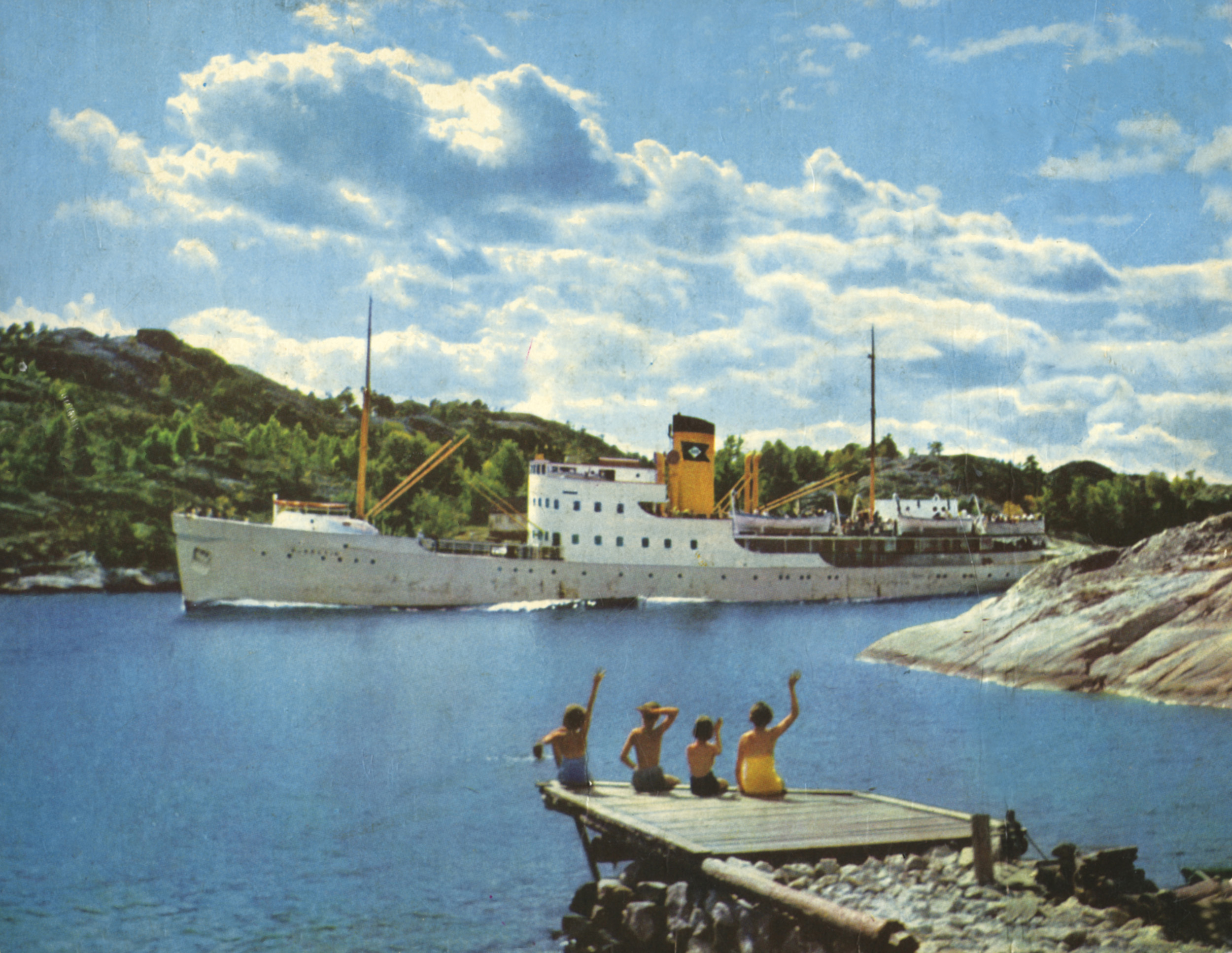 01 BJØRGVIN 1910 50s.postkort