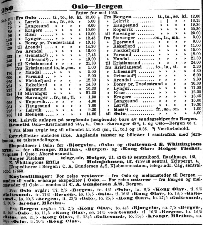 20 Oslo-Bergen Kystruten 1950.jpg