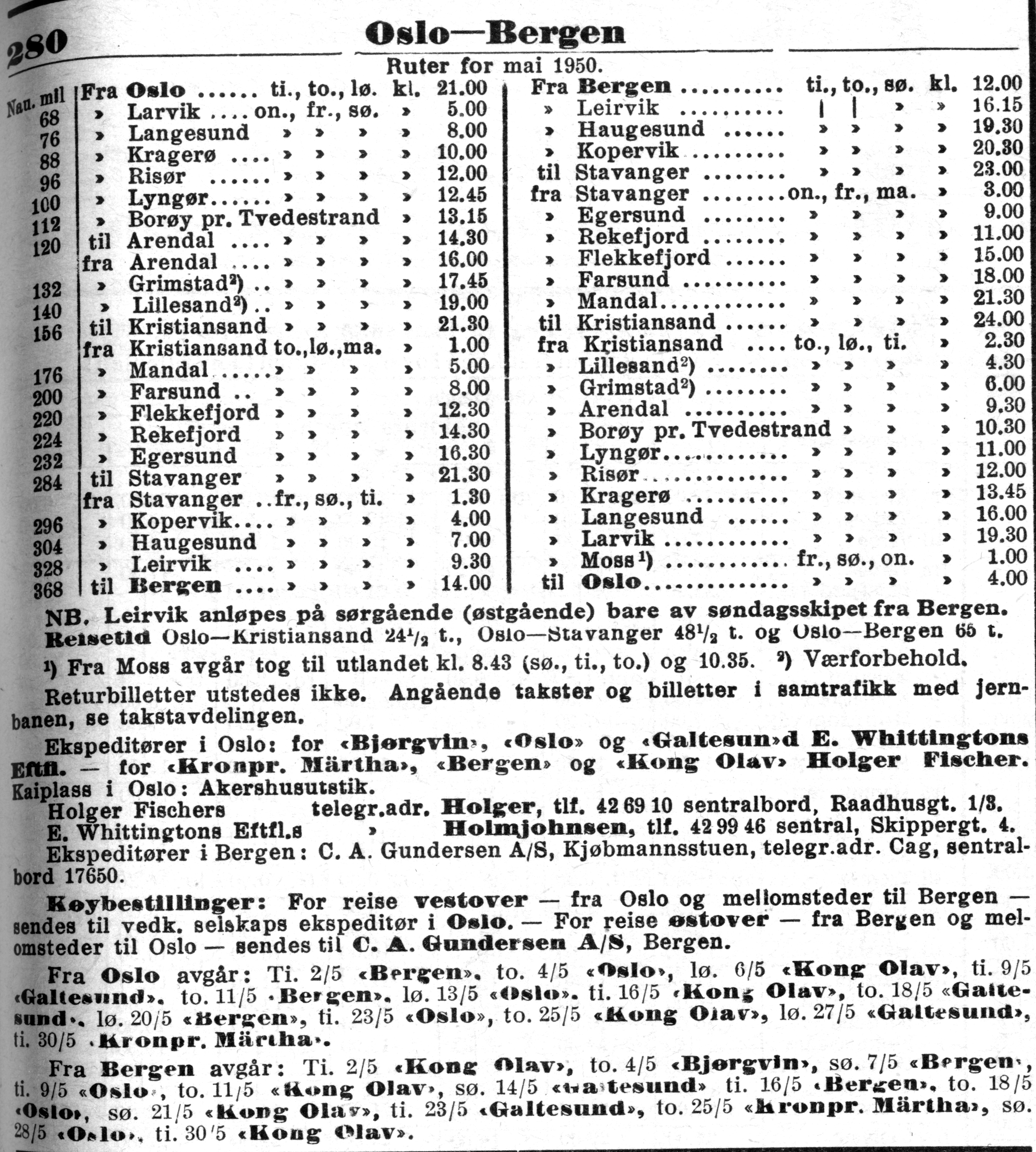 20 Oslo-Bergen Kystruten 1950.jpg